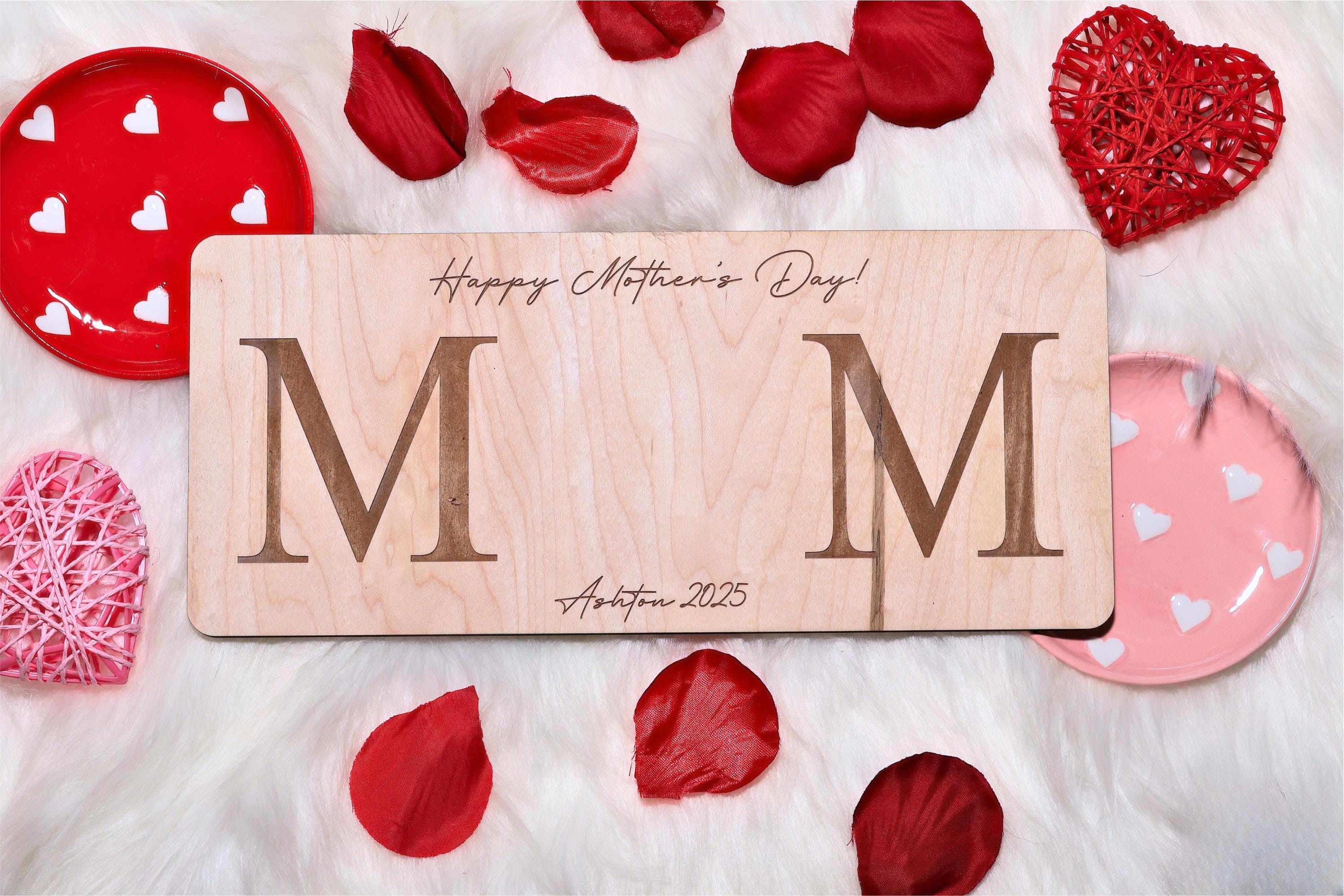 First Mother's Day Keepsake, Mother's Day Handprint, Baby's First Mother's Day Footprint Art