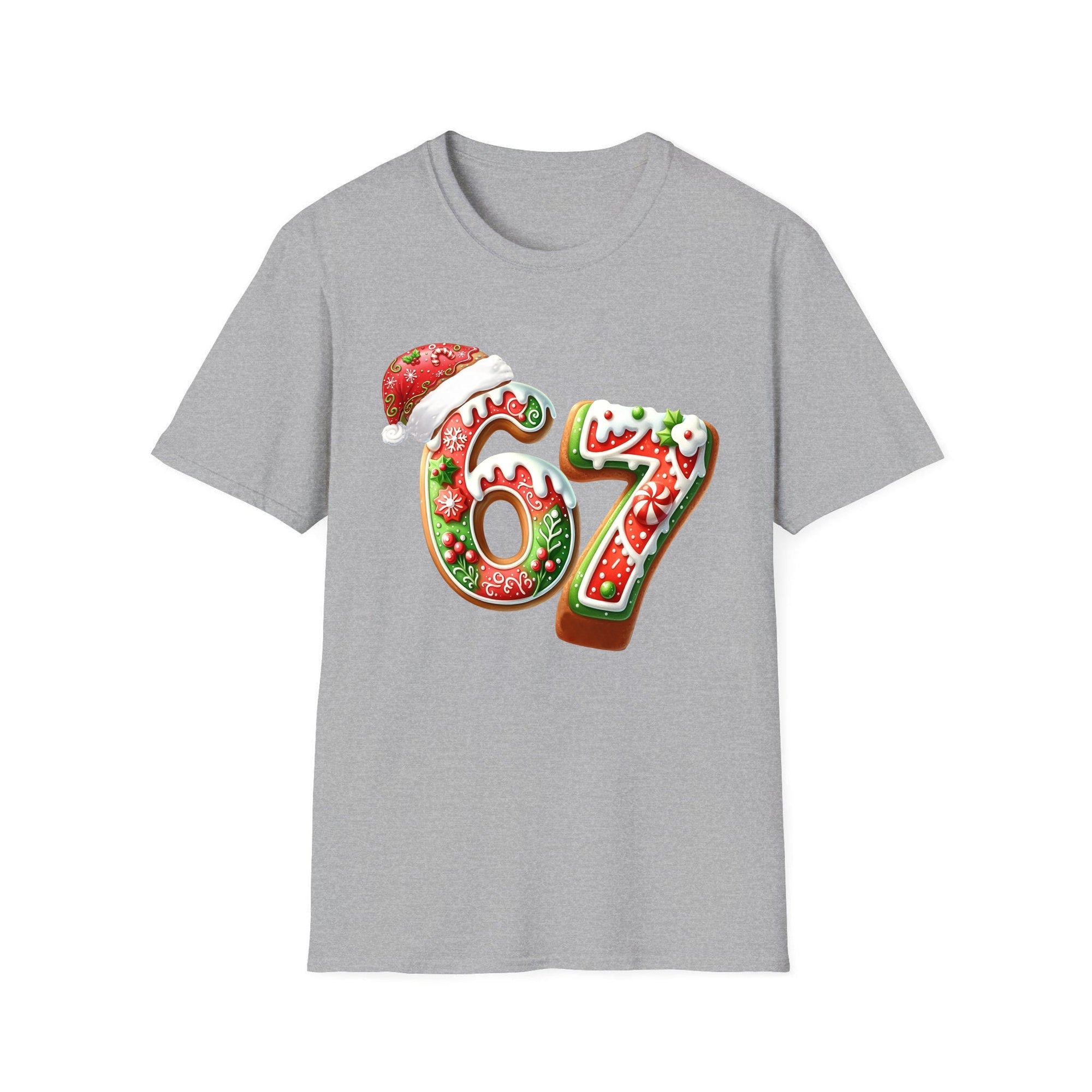 Funny Six Seven 6 7 Chistmas Shirt, Santa Says 67 Christmas Crewneck, 67 Meme Kids Xmas Sweater, Gen Alpha Gen Z Gift Shirt