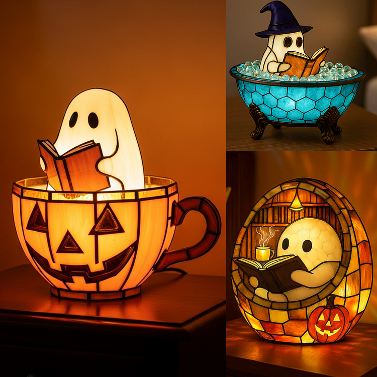 👻Ghost Reading Book Lamp
