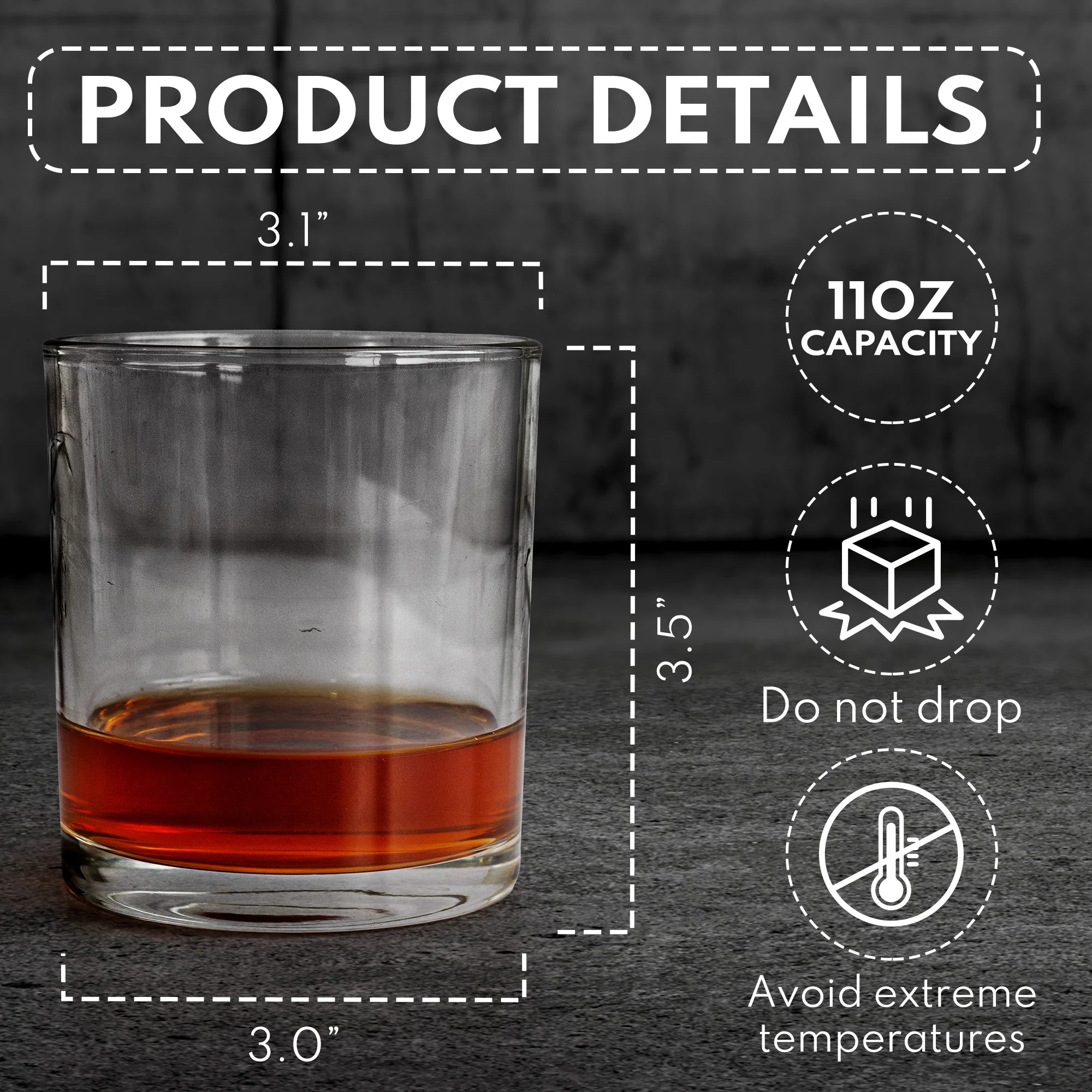 Once A Brother, Always A Brother, No Matter The Distance - Personalized Whiskey Glass