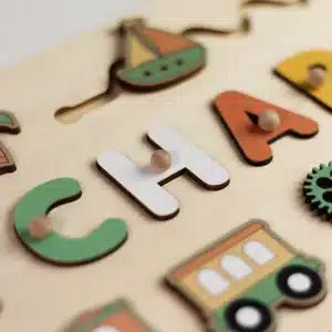 Toddlers Personalized Wooden Puzzle