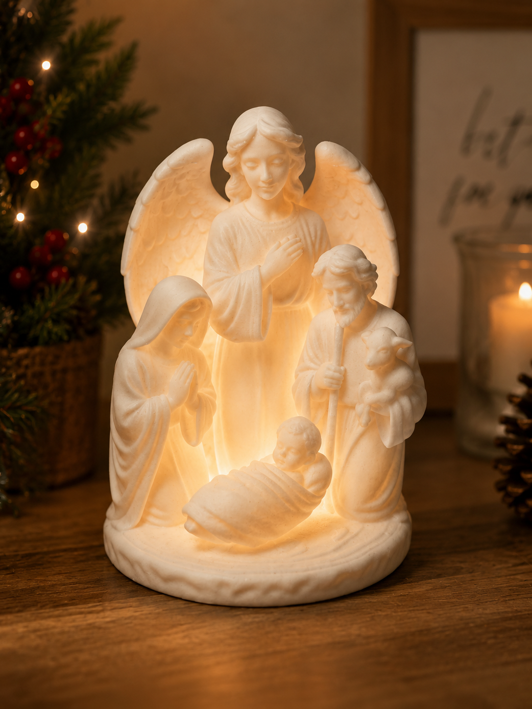 Angel Nativity Scene