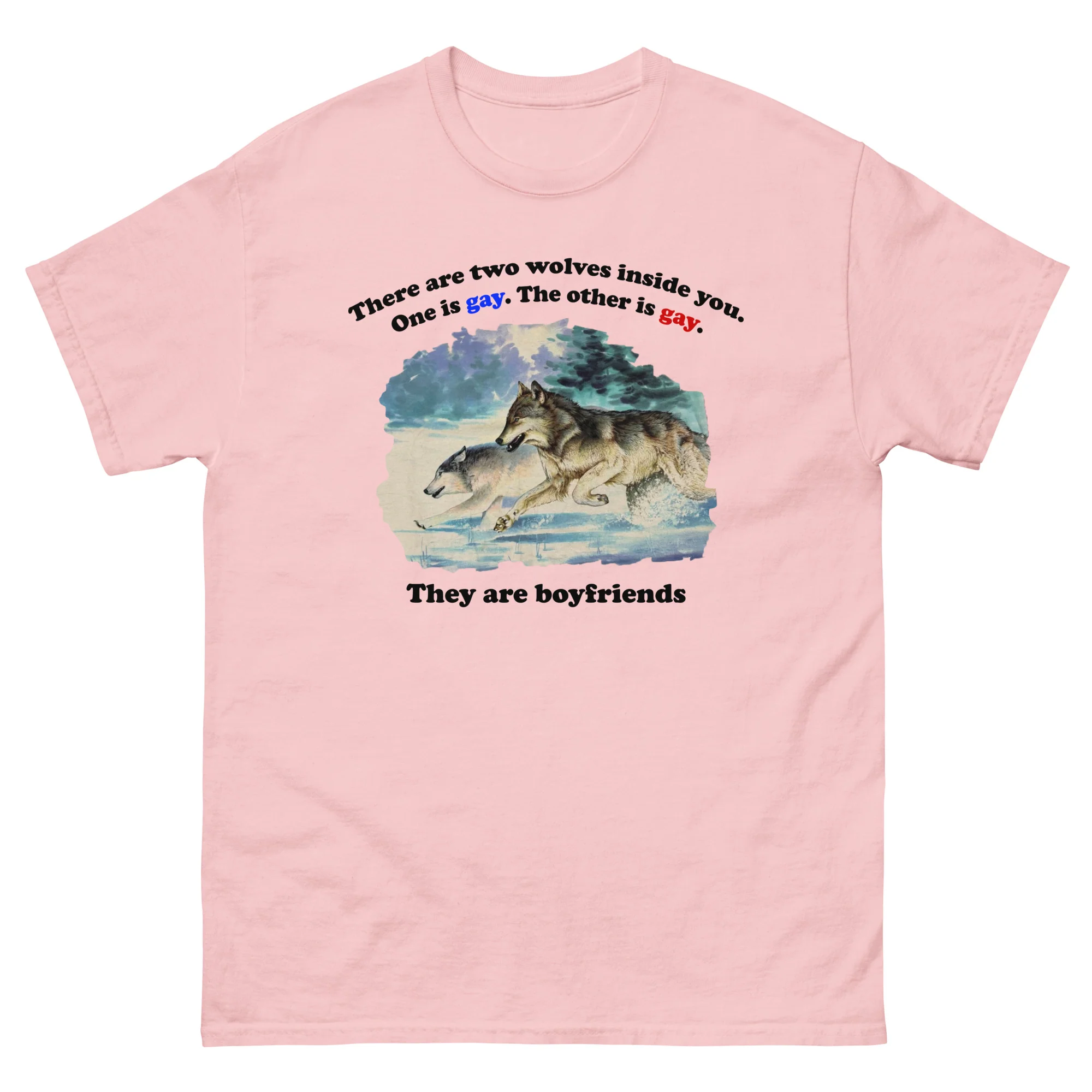 There Are Two Wolves Inside You. One Is Gay. The Other Is Gay. They Are Boyfriends.