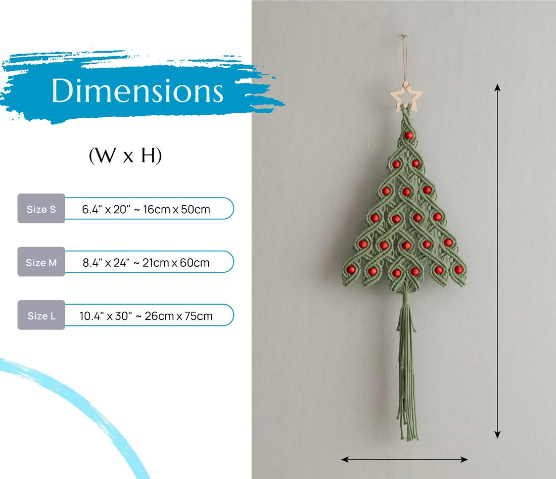 Macrame Xmas Tree, Minimal Seasonal Art, Boho Wall Hanging, Christmas Decoration, Tree Decor, Holiday Gift, Holiday Wall Hanging X52