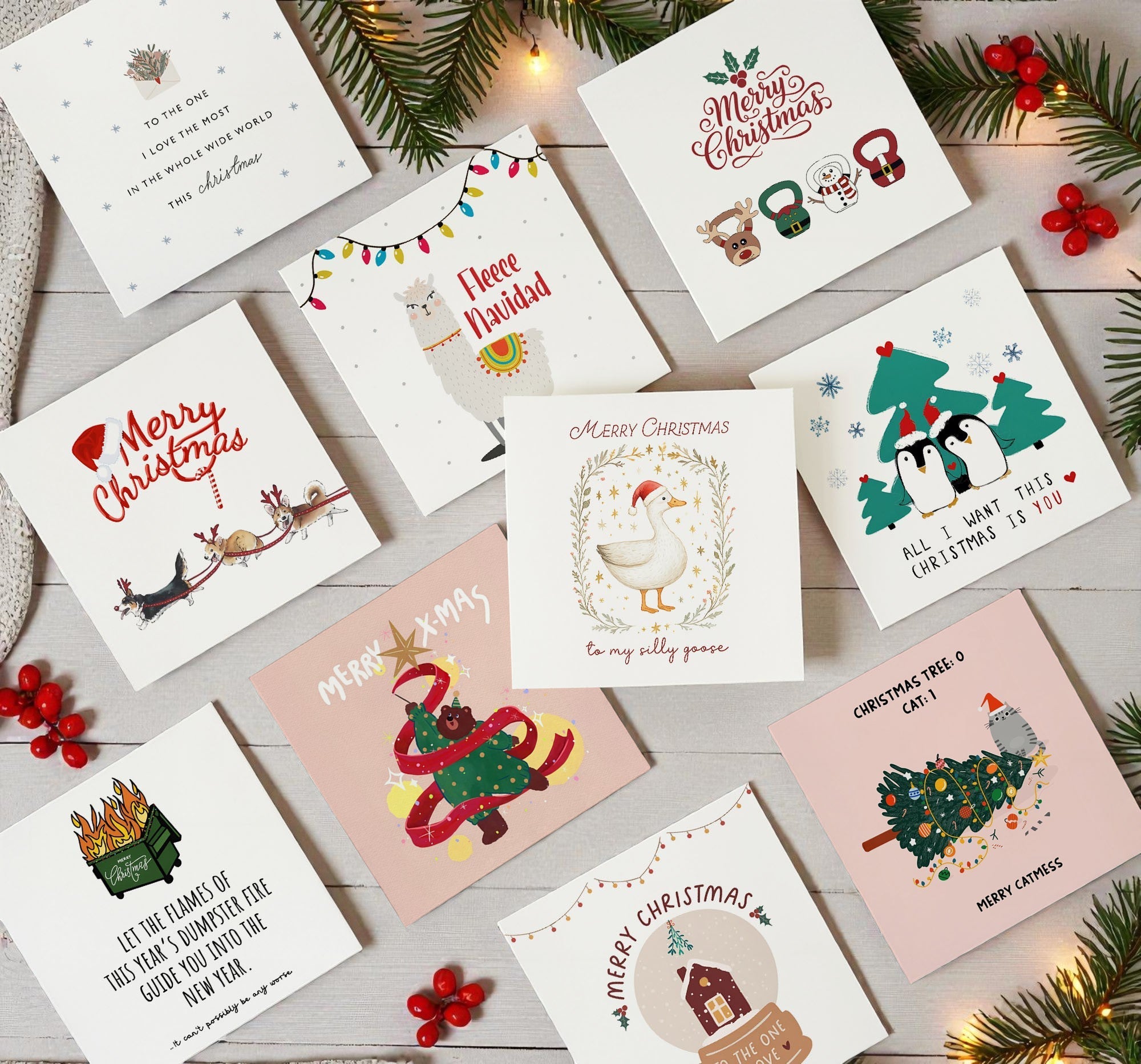 Set Card Christmas